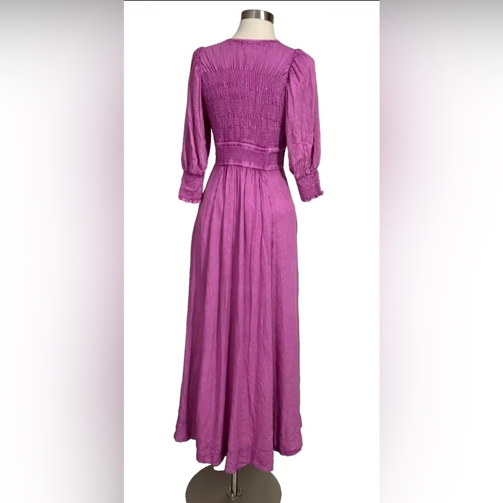 Free People String of Hearts Maxi Dress in Pink Size XS - Picture 3 of 11